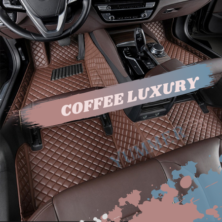 Coffee Luxury Custom Car Mats