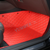 Tapis de voiture personnalisés de luxe marron 