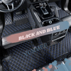 Tapis de voiture personnalisés de luxe marron 