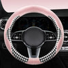 Winter Plush Steering Wheel Cover For Men And Women Universal 38CM Cute Cartoon Warm Non-Slip Winter Short Plush CarHandle Cover