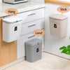 Multi-functional wall-mounted kitchen trash can