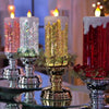 LED Christmas Candles With Pedestal