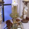 LED Christmas Candles With Pedestal