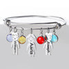 Bracelet Jonc Femme avec Enfants 