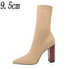 Women Boots Chunky Block heels