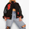 BASEBALL UNIFORM NEW BOMBER JACKET FOR WOMEN