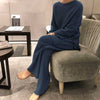 Women'S Fashion Knitted Striped Suit